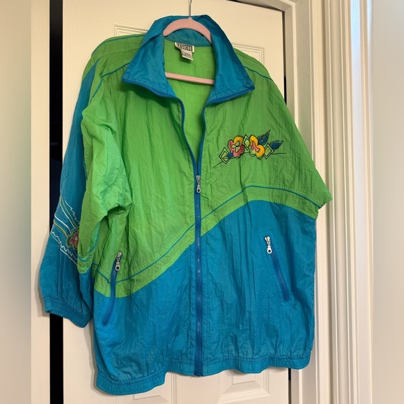 Vintage Cos Cos Size 1x 90s Windbreaker - Picture 2 of 5